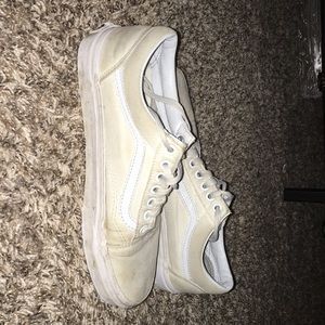 white old skool vans